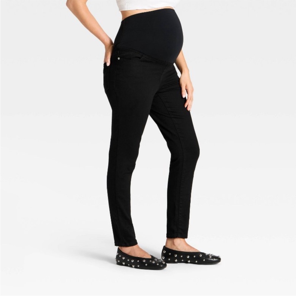 NWT! Over The Belly Low-Rise Skinny
Maternity Jeans - Isabel Maternity Black 16